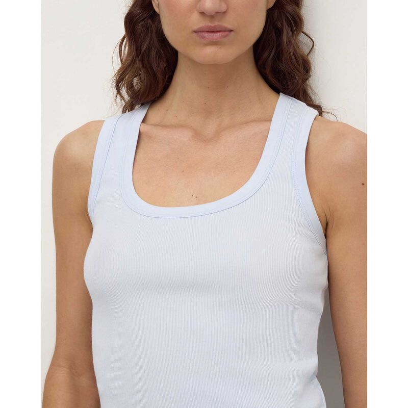 Assembly Label Robyn Scoop Neck Rib Tank Powder Blue image number 2